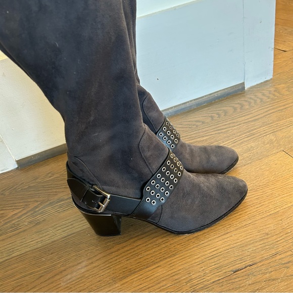 Michael Kors Thigh High Riding Boot with Strap